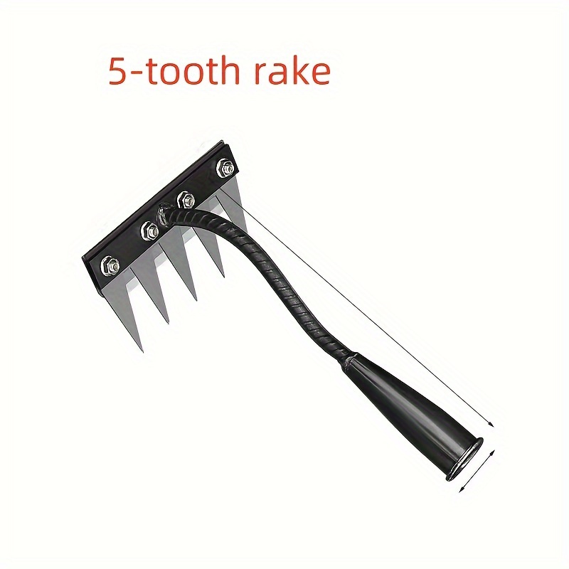 

5-tooth, 7-tooth Multi-functional Handheld Gardening Rake - Suitable For Plowing, Loosening Soil And Weeding - Backyard Gardening