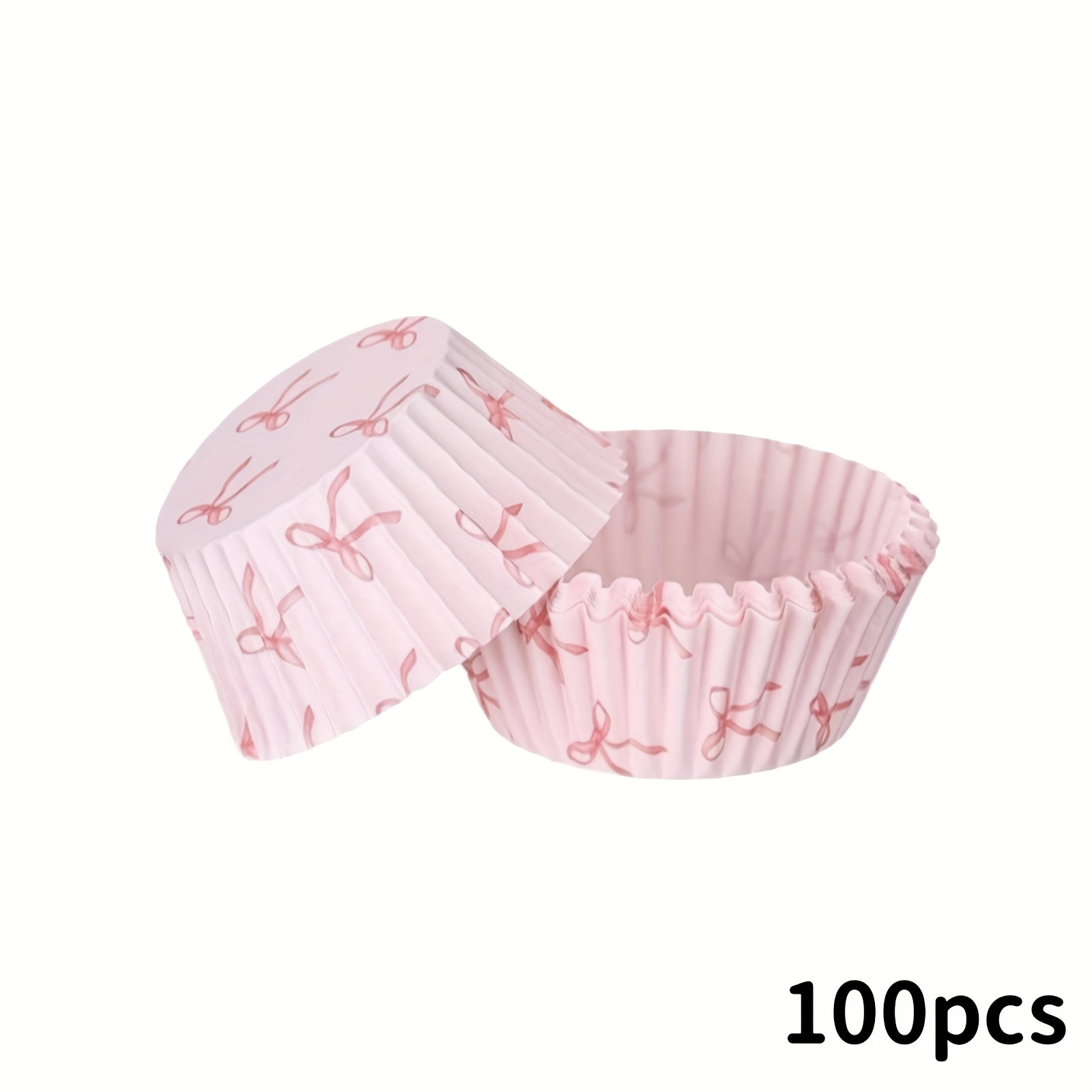 E-shop 50/100/200/300 Stück Muffin-Cupcake-Förmchen 5*3 cm, Valentinstag Cupcake-Förmchen, Premium Kuchenförmchen, Niedliches Design, Herz