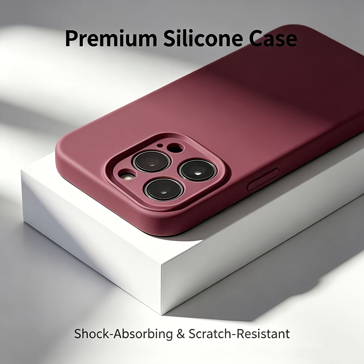 TEMU para teléfono: Carcasa con cobertura total de lente para iPhone 16 Pro Max, compatible con 17 Pro Max, disponible para toda la serie de iPhone: