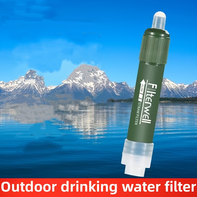Portable Water Filter Straw For Camping And Hiking Emergency - Temu