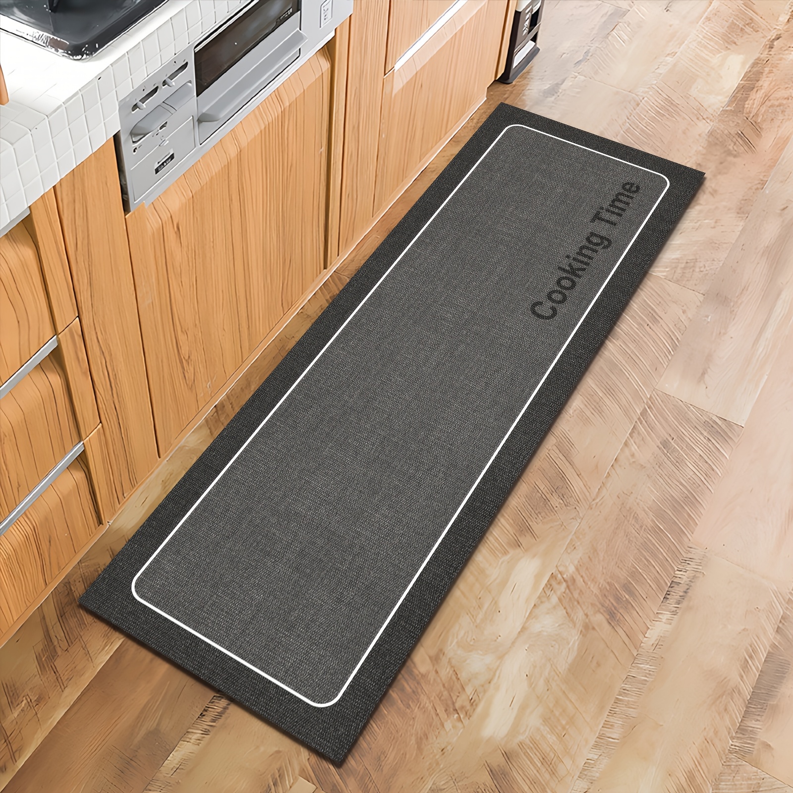 TEMU 1pc, Minimalist Style, Kitchen Rugs, Mats For The Kitchen, Easy Design Mats, Long Runner Rugs, Entrance Mats, Laundry Room Rugs, Non-slip