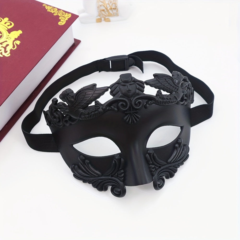 1pc Black Retr Roman Mask Masquerade Mask Ball Mask Dancing Party Mask ...