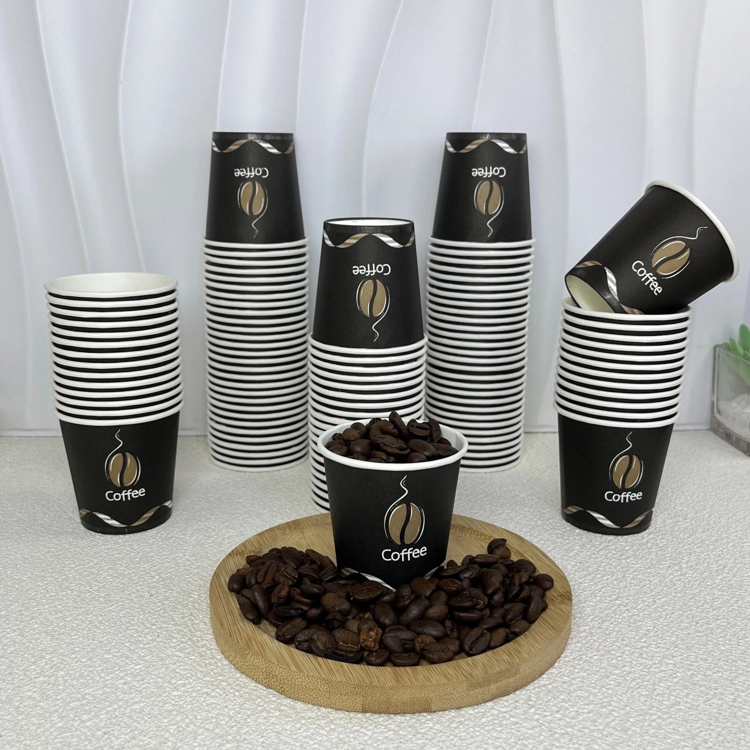 4 oz. Small Paper Coffee Cups, 50 Pack - WebstaurantStore