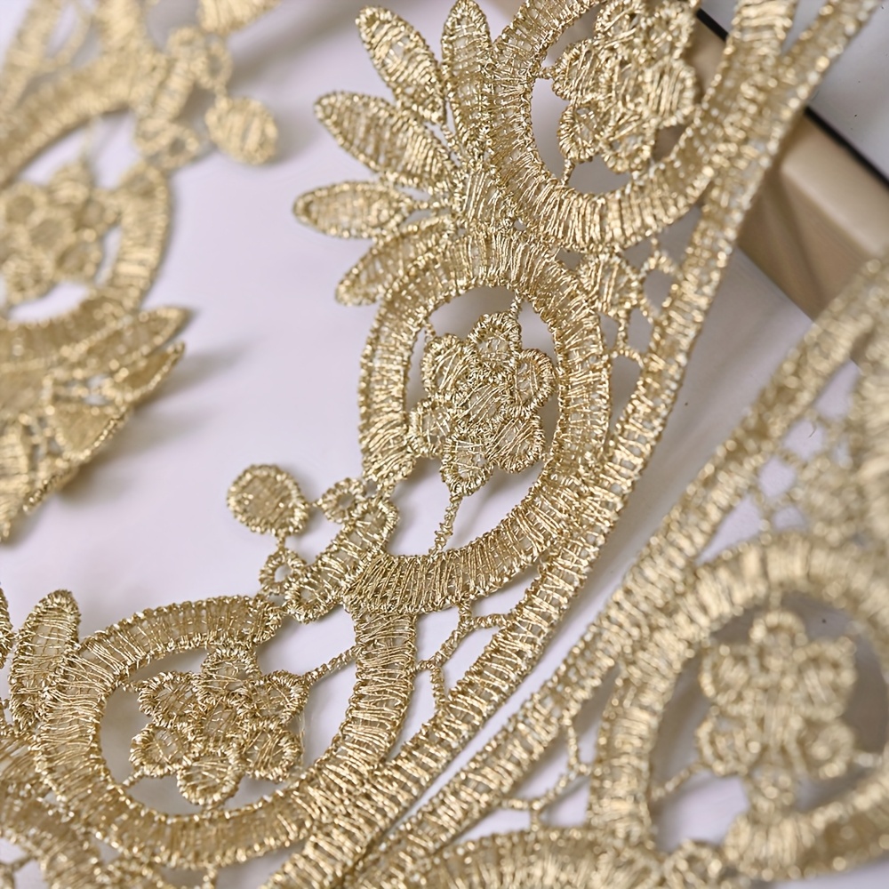 Image of Embroidered Lace Trims Clothing Lace Fabric Decorative Trims