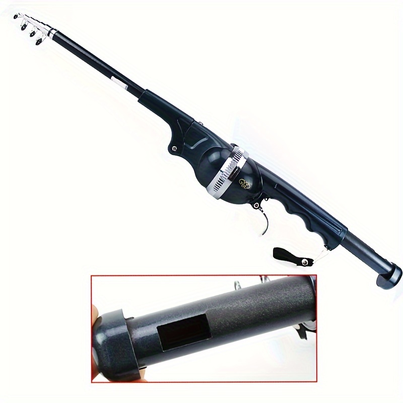 1pc portable telescopic fishing rod with line foldable pocket size outdoor fishing gear details 5