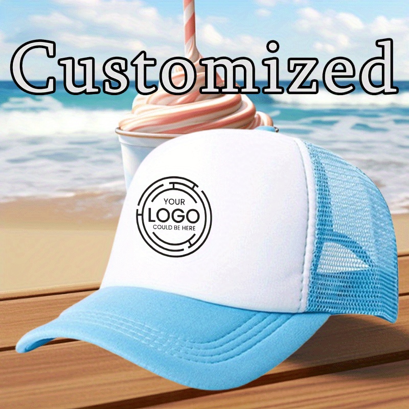 TEMU Cappellino da baseball personalizzato in rete - Testo, foto personalizzati | per testimoni, matrimoni, Halloween e altre , idee per matrimoni,