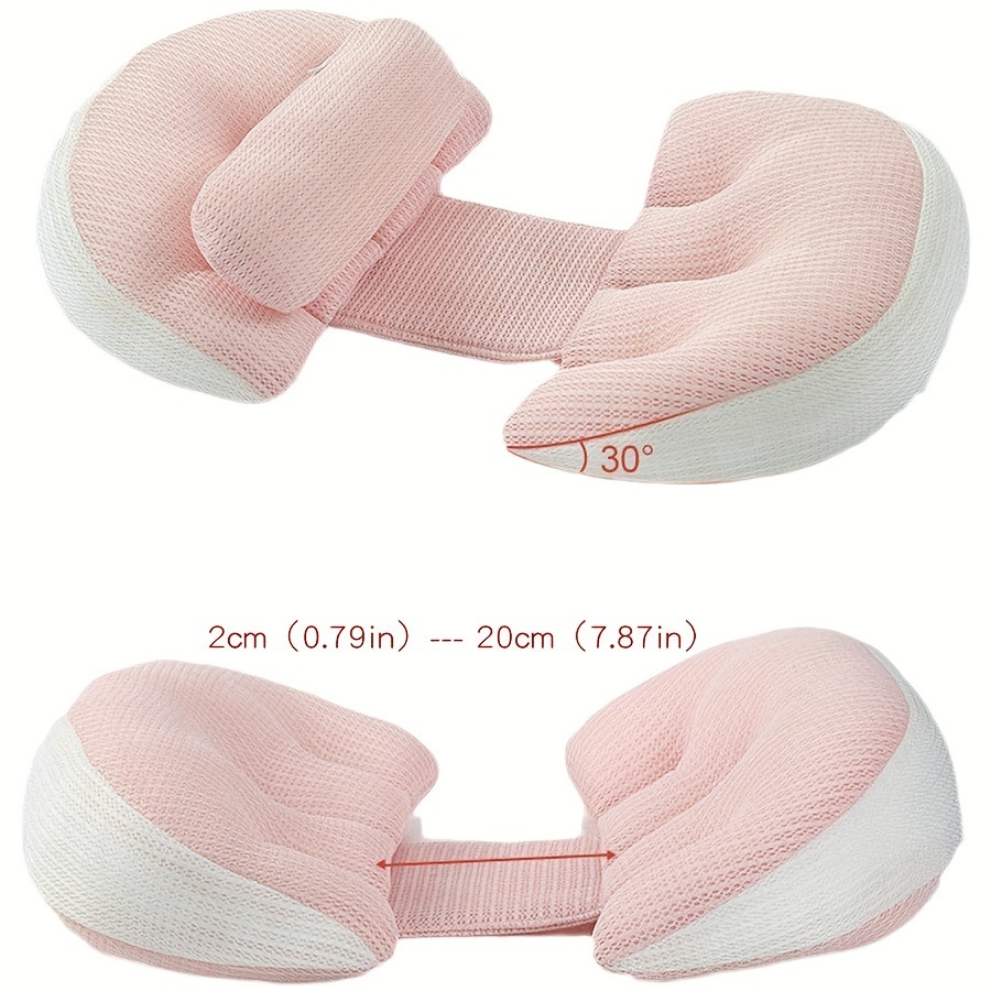 Pregnancy Pillow with Lumbar Support, Side Sleeping U-Shaped Pillow, Pure Maternity Pillow for Sleeping During Pregnancy