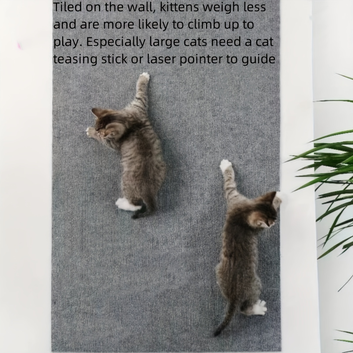 

1pc Wall Sofa Cat Scratching Pad, Cat Teaser Artifact, Wear-resistant Scratch-resistant Cat Mat, Non-drop Dander Multi-functional Sticker Wall Cat Scratcher