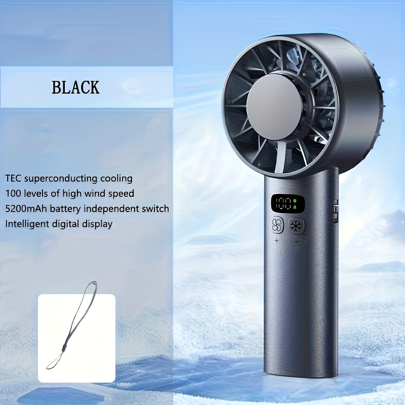 Vent puissant Mini ventilateur, ventilateur de poche et de bureau, ventilateur de refroidissement portable avec base cachée ,USB Pliant petit fan pour la maison, bureau, école, en plein air Super sile