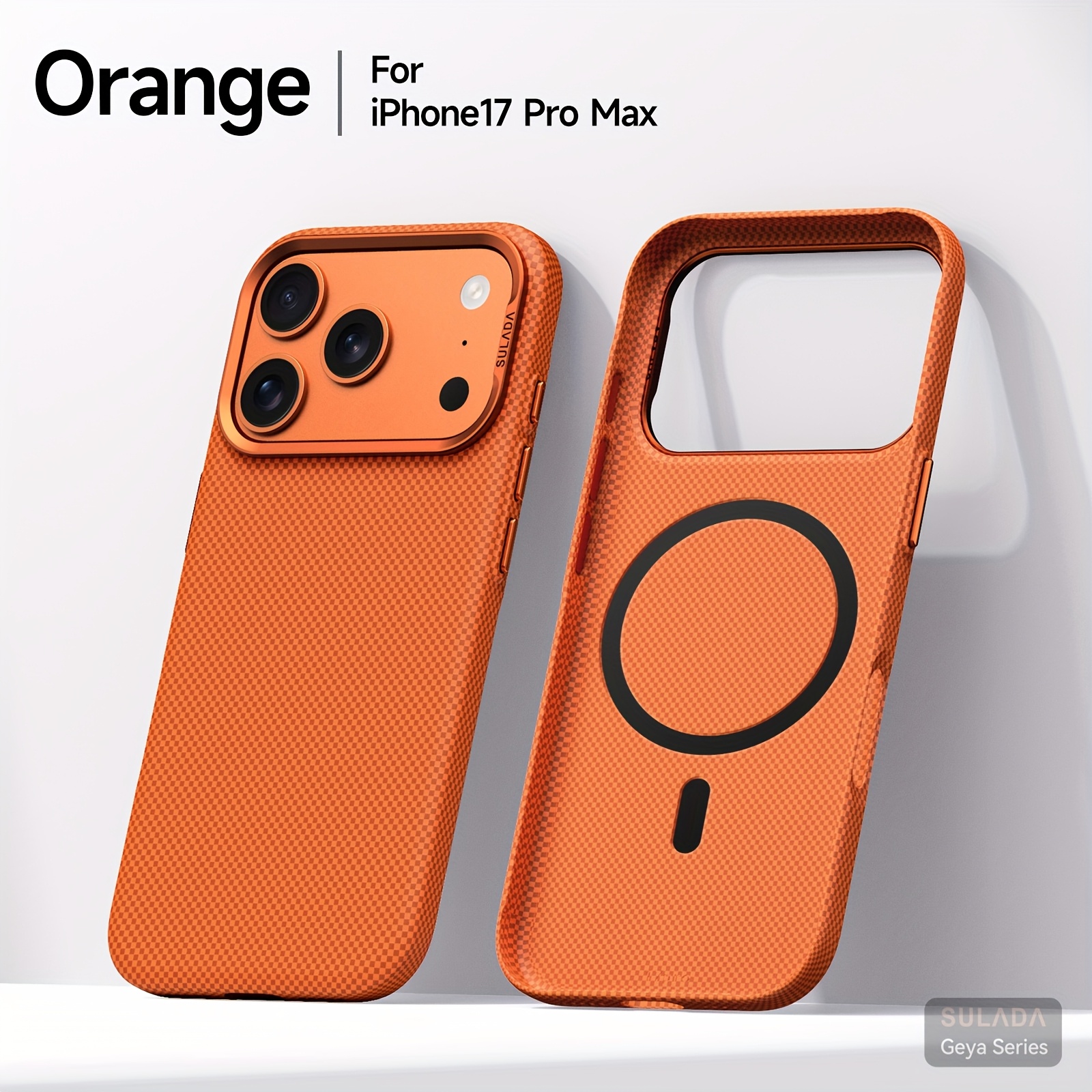 Phone Case: For Iphone 17 Series Phone Case, Ultra-thin Full Coverage, Anti-fingerprint Magnetic Case, Supports Wireless Charging, Raised Lens Protection, Durable And Drop-resistant.