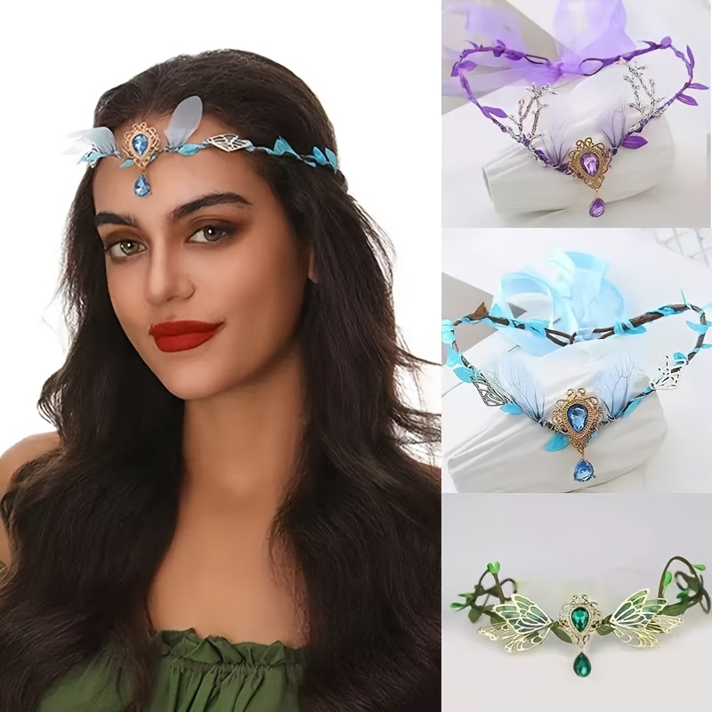 Fairy Bindi Ancient Style Hair Additions with Butterfly Design