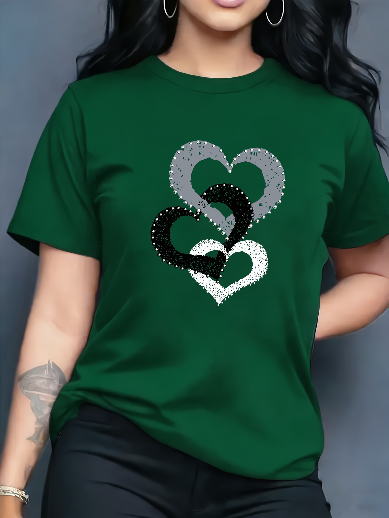 womens letter print sports casual round neck short sleeve t shirt