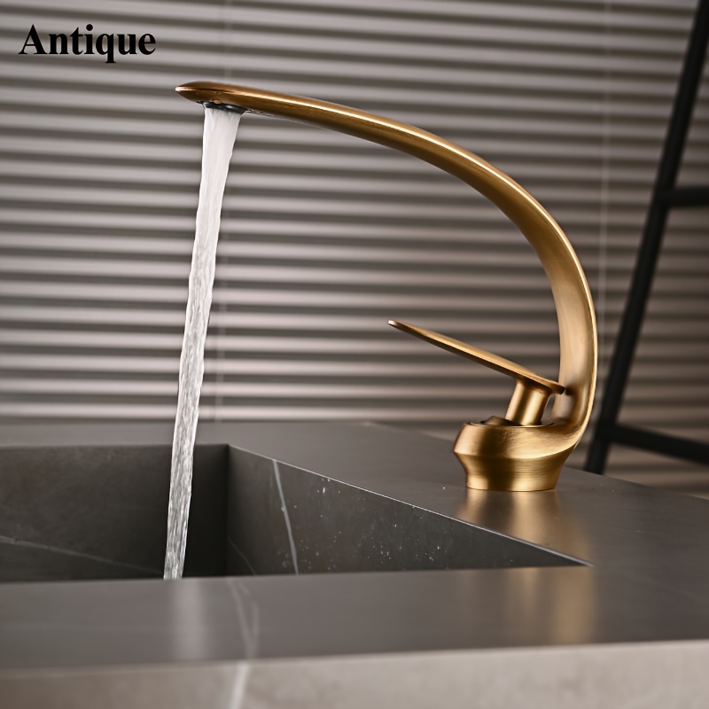 1 szt. Biały kran Kreatywny uchwyt galwaniczny Kuchnia Umywalka do łazienki Kran ciepłej i zimnej wody do basenu i do użytku zawodowego Instrukcja pływania i korzystanie z hotelu