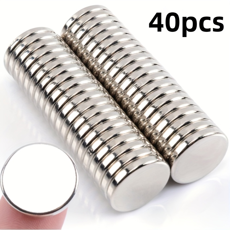 

Neodymium 40-pack Magnets, 18mm X 3mm, High-quality Round Disc Magnets For Home Appliance Repair & Workshop Tools, Magnets For Engineering Prototyping