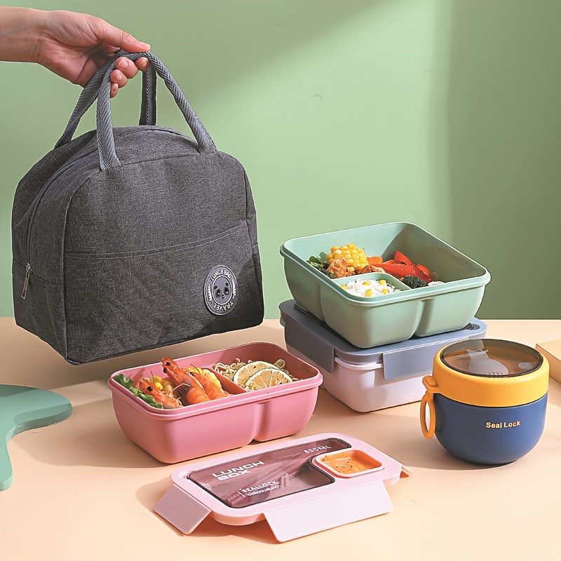 

Portable Insulated Lunch Bag, Outdoor Meal Bag, Food Preserving Satchel Bag, Ideal For School & Office Use, Keeps Food Fresh And Tasty