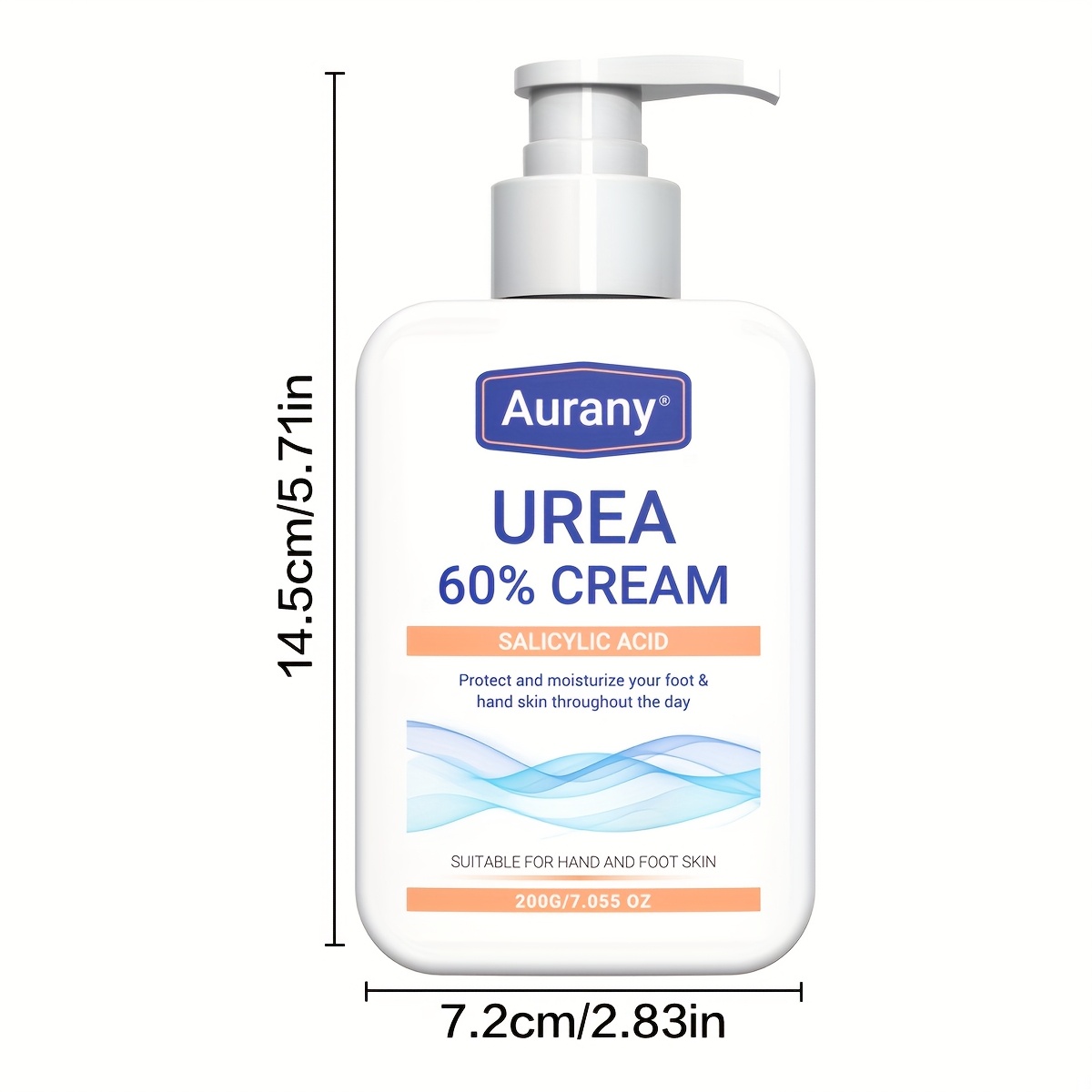 60% Urea Cream | Hand and Foot Moisturizing Cream with Salicylic Acid, Aloe Vera, Jojoba, Tea Tree | Long-Lasting Moisturizer for Dry Hands, Feet, and Elbows | Moisturizes All Day Long - 200g - Image 8