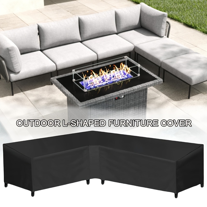 heavy duty 420d oxford fabric l shaped sectional sofa cover Temu