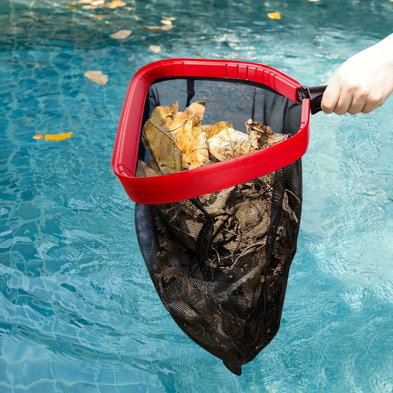 Polog Rete Schiumarola Per Piscina – Maglia Fine, Telaio In Alluminio, Grande 33 Cm Per Pulizia Vasca Idromassaggio E Spa (Blu)