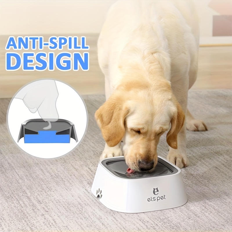 

1pc Bol À Eau Pour Chien, Distributeur À Eau Faible Débit Pour Chien, Bol Pour Animal De Compagnie Sans Gaspillage, Soucoupe D'alimentation Lente