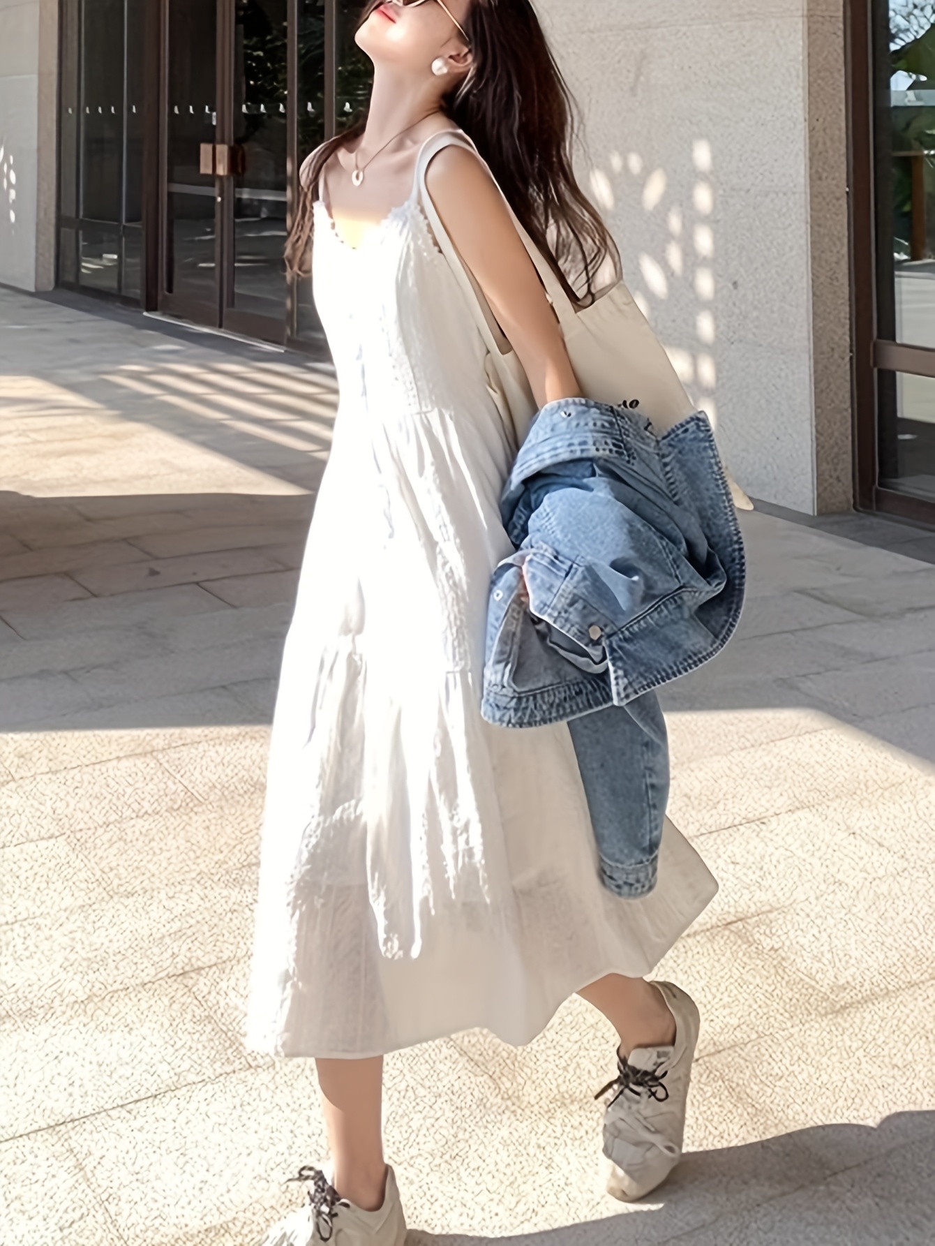 chinese dress ladies White and sexy women summer dress  Dream Closet Couture