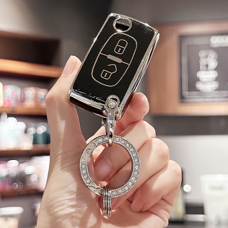 Peugeot 308 Tampa Da Capa Para Chave Remota Do Carro Peugeot 301 308 308S 408 2008 3008 4008 508 5008 Rcz 307 208 Acessórios I.887274603 Peugeot 3008 - Foto 12