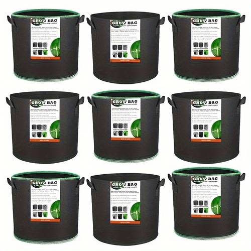 bags bags planting bags tree planting bags portable planting flower bags used for growing flowers and vegetables like potatoes tomatoes and more made of non woven fabric in sizes