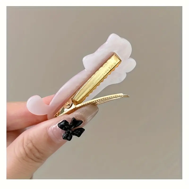 2pcs 3pcs 5pcs cartoon animal hair clip set cat and puppy hairpins cute   clips for women party stylish   bangs barrette fashionable hairstyle accessories birthday gift Product details 11