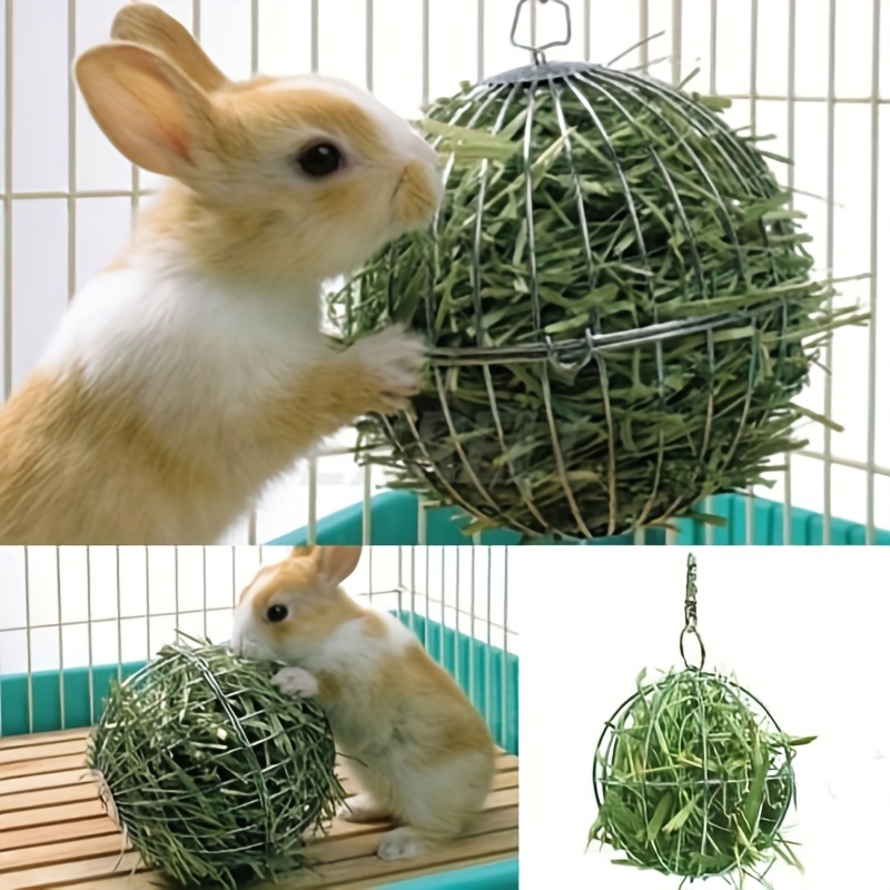 Small Pet Round Feeding Dispenser- For Rabbits, Hamsters, Mice, Guinea Pigs- , No Batteries Needed, Suitable For Home And Pet Use