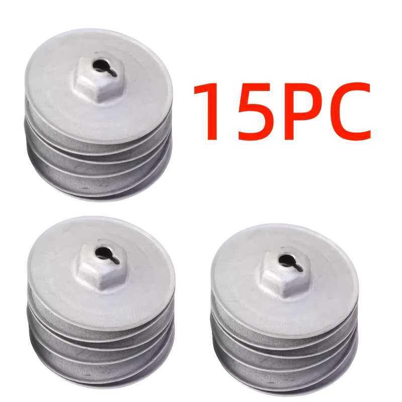 15/30pcs Auto Metal Fasteners Insulation Panel Fastener Washers For 1 3 Transmission Trunk Bottom Plate Nut 07146949380