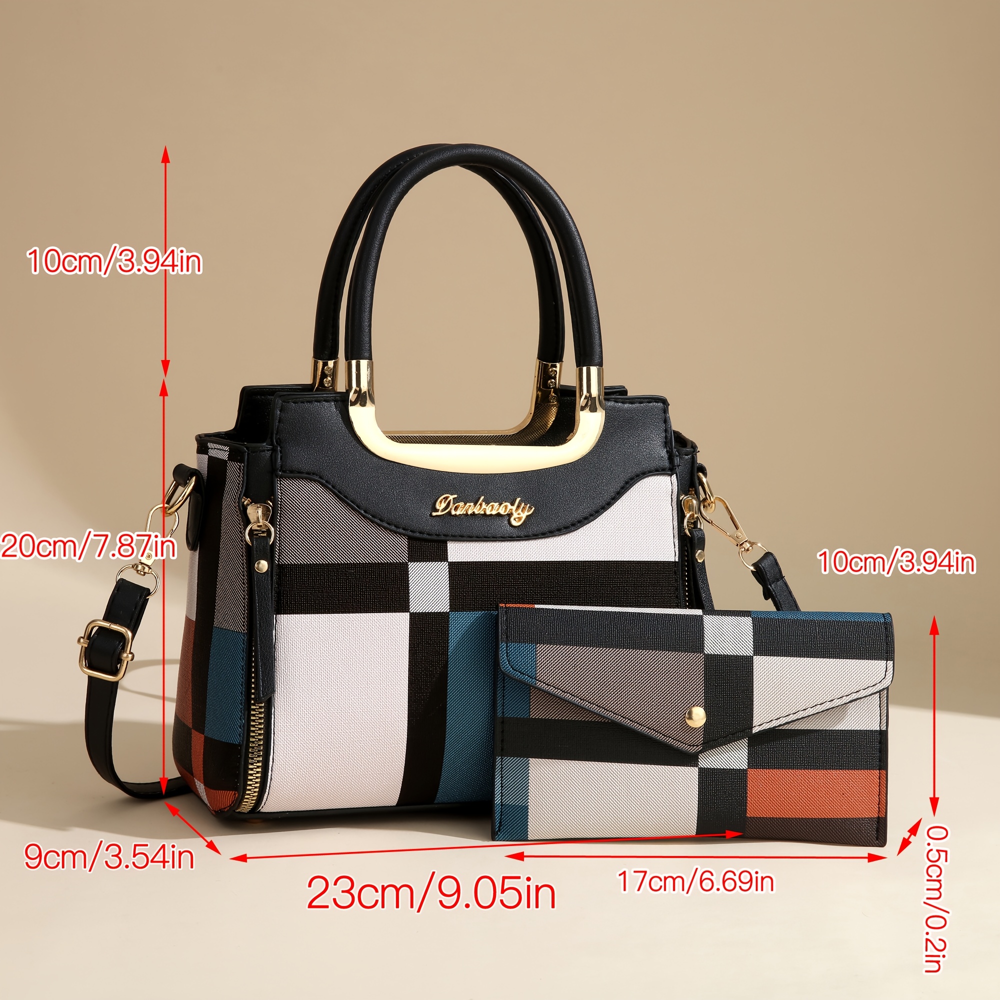 gift for mom premium womens handbag set new   age mother bag large capacity letter handbag thanksgiving gift details 2