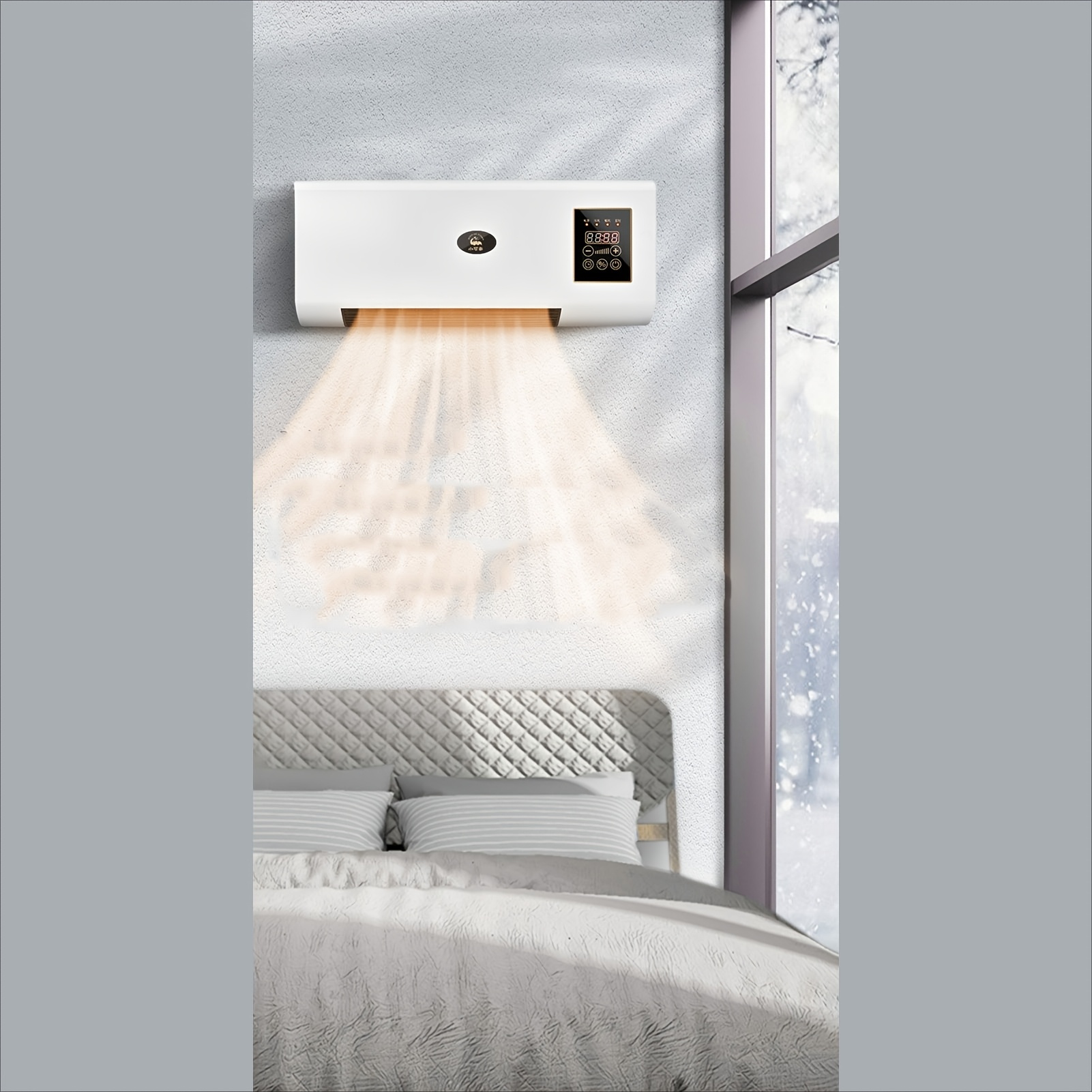 TEMU Portable Air Conditioner & Heater With Natural Ventilation/hot - Compact Suitable For Rooms, Bathrooms, Small Spaces, Low Voltage Operation,