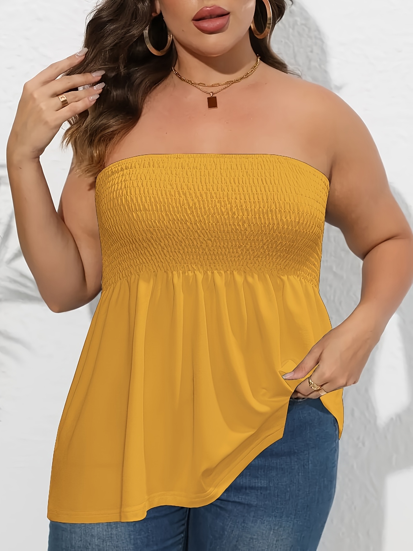 Women's Elegant Off-Shoulder Crop Tube Top - Stretchy Solid Color Short Sleeve Blouse with Ruching Detail, Machine Washable for Spring Summer Fall Casual & Dressy Outfits, Crop Top Blouse, Seasonal Fashion, Flowy Fabric, Comfortable Fit