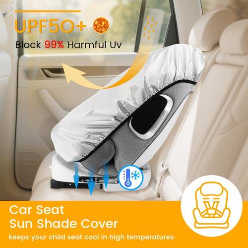 baby car seat sun shade cover infant car seat heat protector your toddler baby seat cool blocks out heat amp sun uv covers universal baby travel accessories
