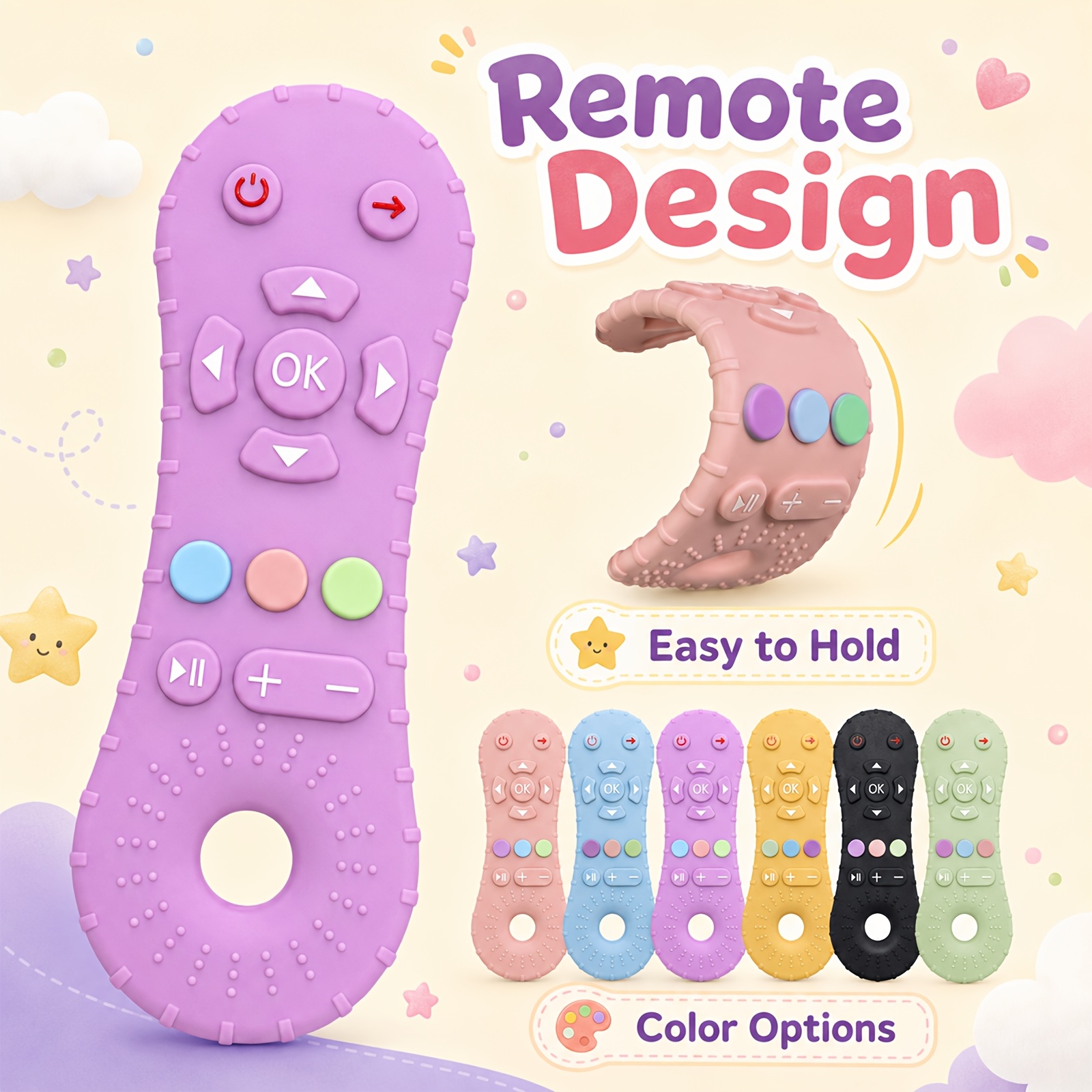Infant Teething Toys, Random Color Depth