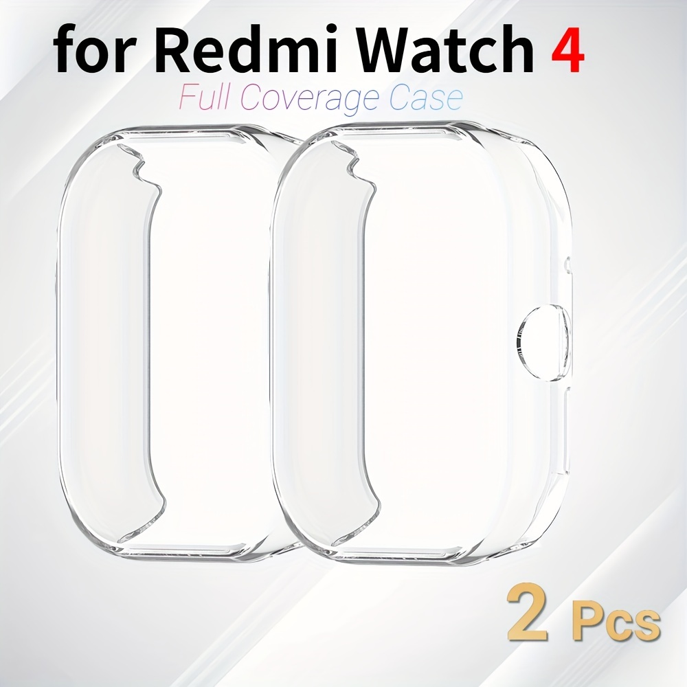 E-shop 2er-Set Hülle für Redmi Watch 4 Smartwatch, weiche Schutzhülle mit -Displayschutz