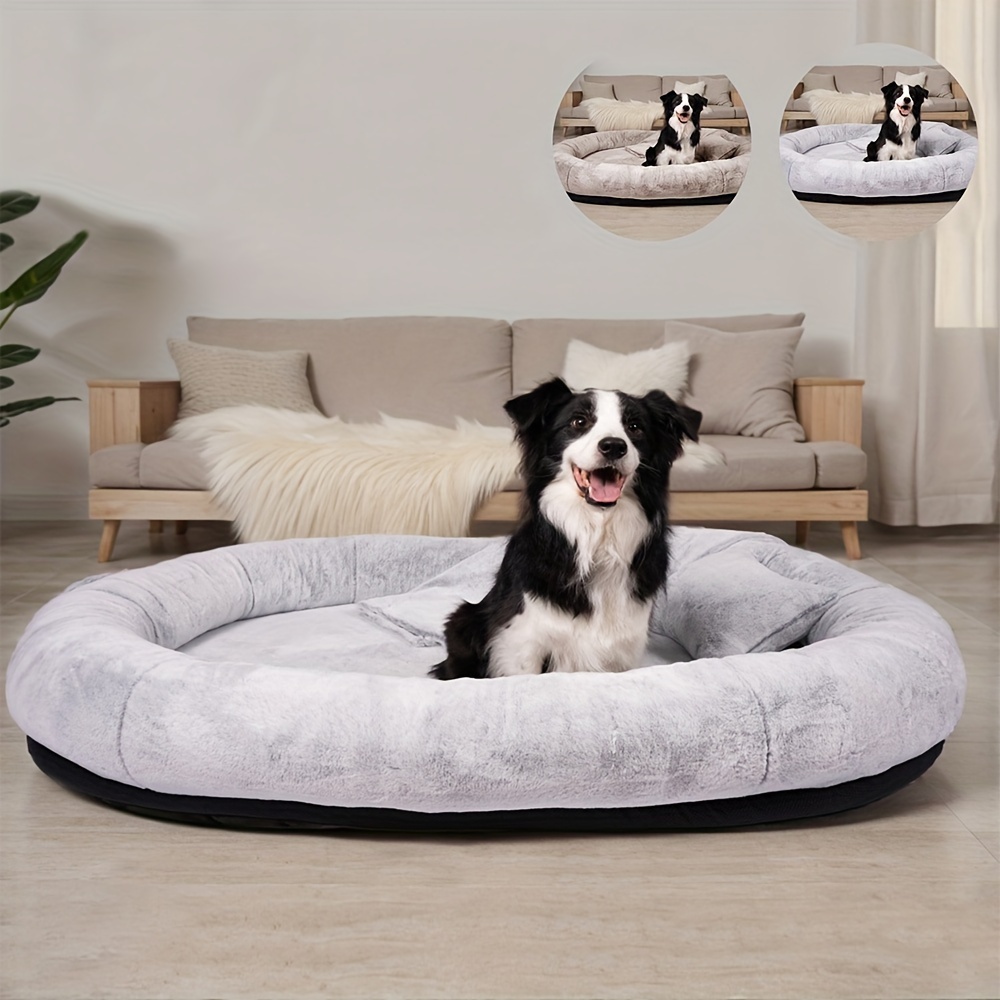 

Human-sized Large Dog Bed Fits Adults And Pets