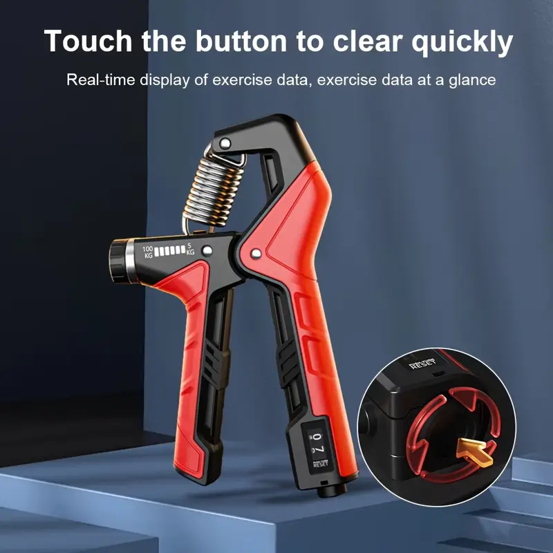 grip strength trainer ergonomic handle ergonomic grip strengthener 5 100kg adjustable suitable for home gym muscle training fitness equipment used for muscle enhancement and recovery Product details 6