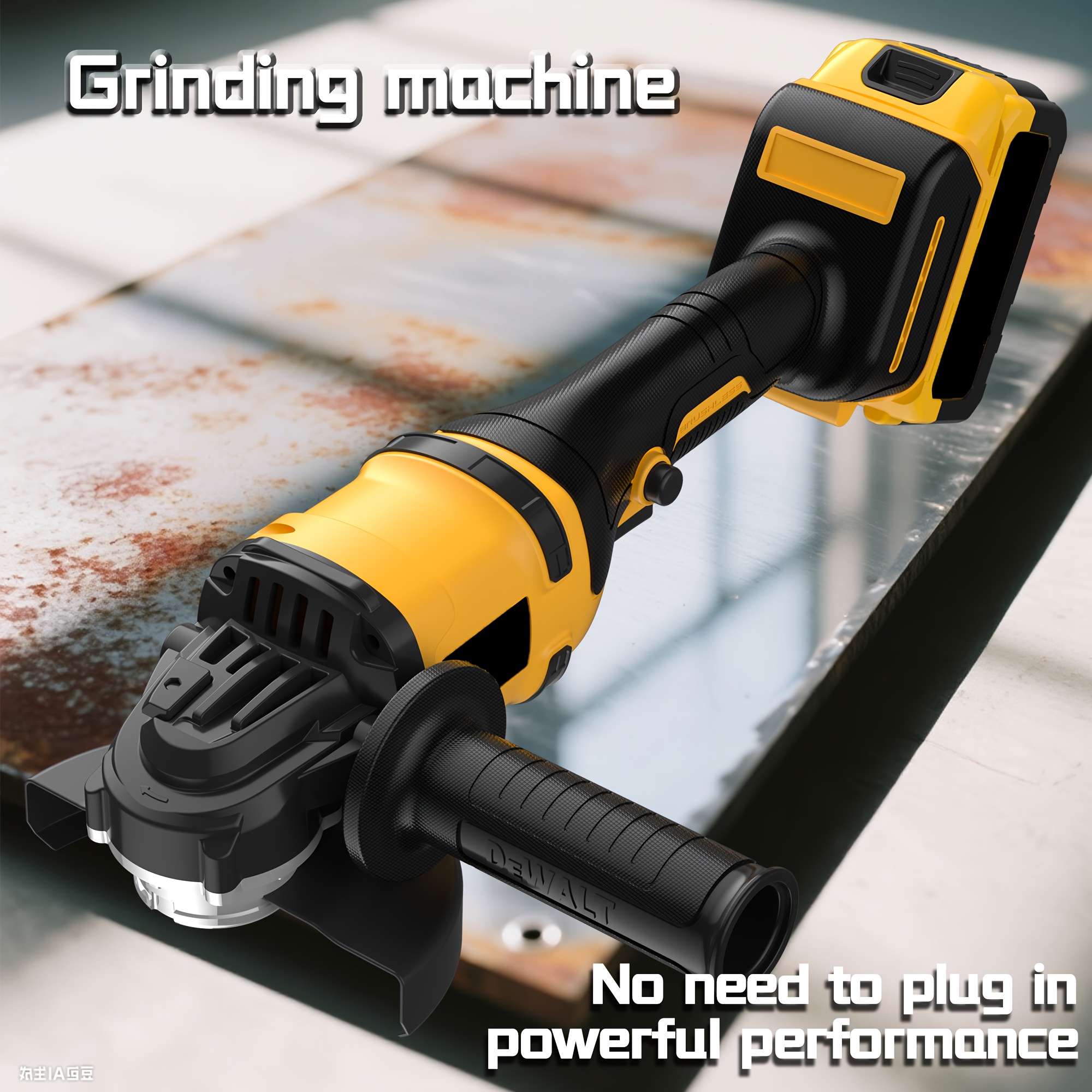 2025 Accu Haakse Slijper & Polijstmachine - Zware Lithium-Ion