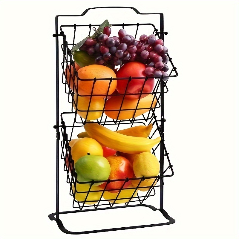 Fruit Basket Bowl Nut Storage Container With Dividers Minimalist