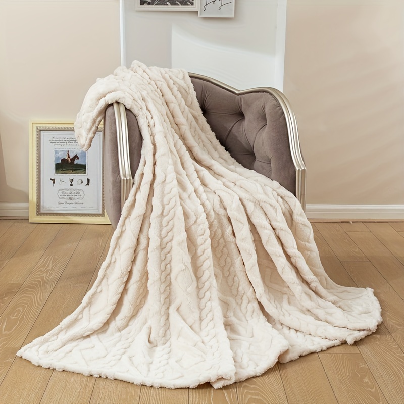 

28*40in - Fleece Blanket Rug Sofa Bedding