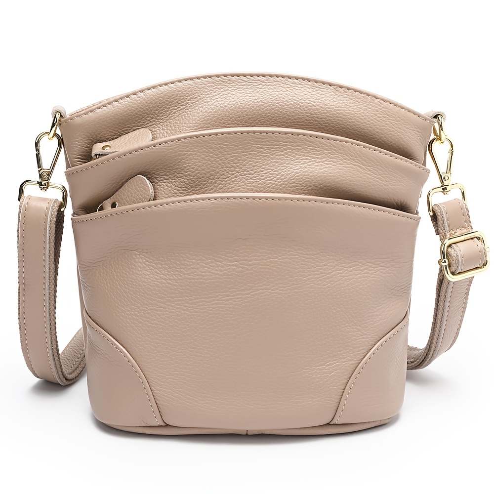 TEMU Niucunzh Genuine Leather Ladies Slouch Bag, Classic Envelope Bag, Adjustable Strap, , With Perfect Gift For Men And Women, Going Out