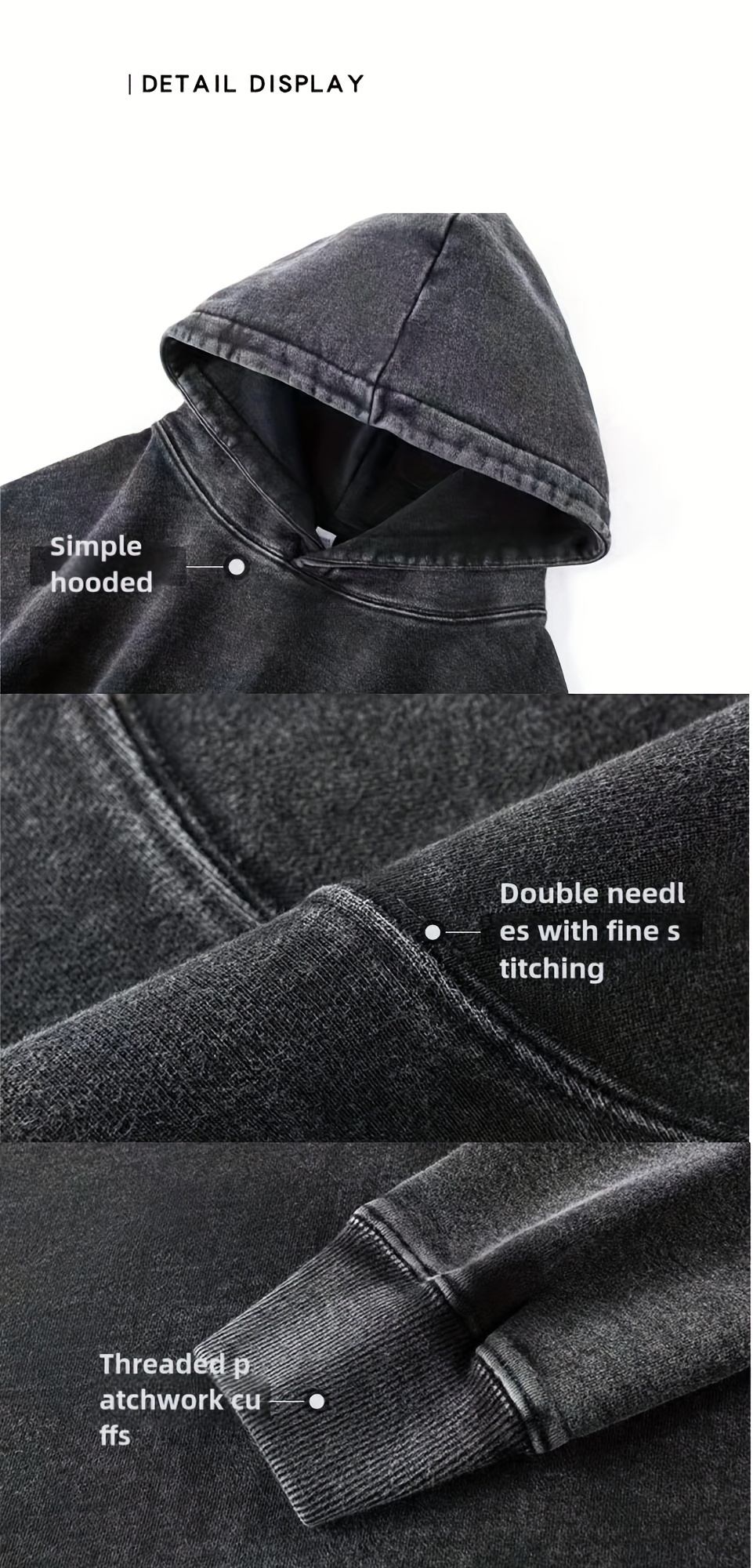 trendy american hip hop street retro washed black cardigan Temu