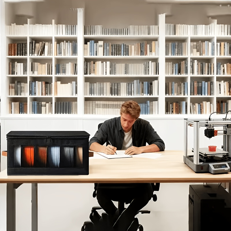 TEMU Scatola porta filamento per stampante 3D con e organizer - Contenitore spazioso con per casa, ufficio, studio, porta filamento per forniture di