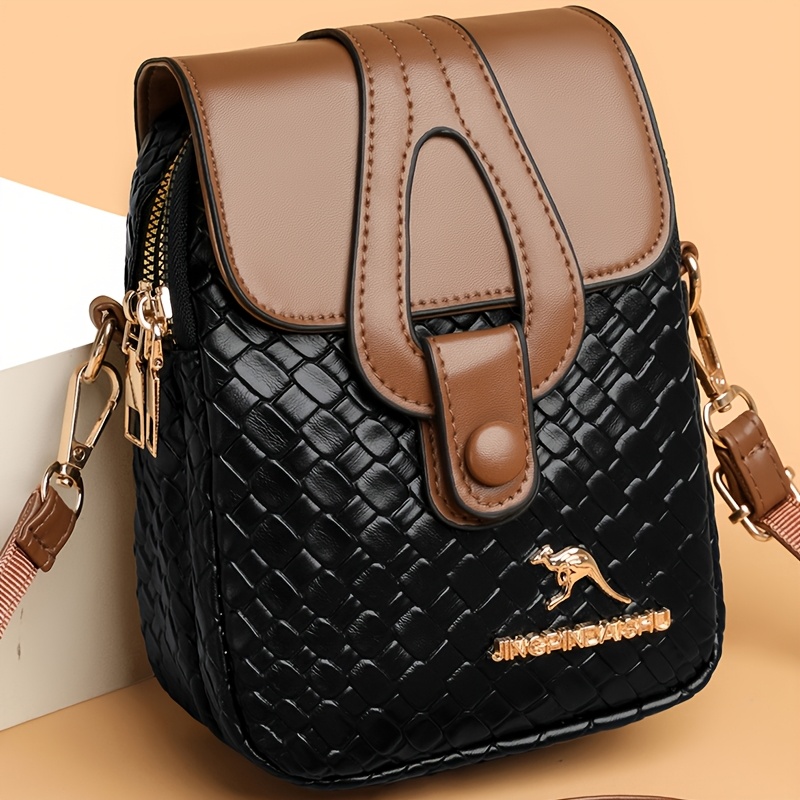 Image of New Women's Versatile Woven Fashion Shoulder Bag, Detachable Strap Vintage Style Solid Color Crossbody Bag, Small Handbag For Daily Light , Shopping, Dining, Travel, And Work, Suitable As A Gift For