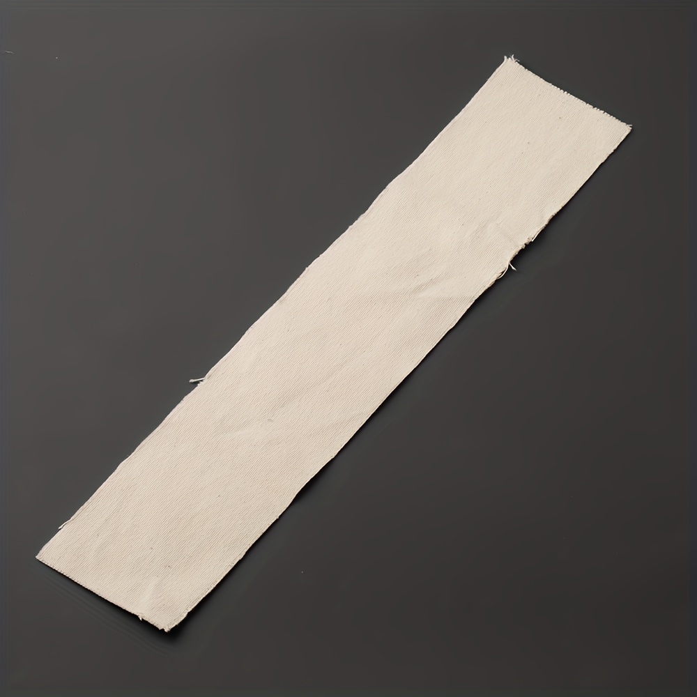 TEMU 1pc 4x20 Inch Durable Leather Polish Cloth, Handcrafted Leather Tool | Ideal For Jewelry Making And Metalworking