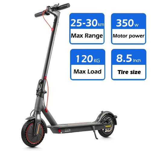 electric scooter with app controlled cruise control dual suspension foldable frame 20km speed 40 45km range 10 pneumatic tires dual brakes charge suitable for long commutes urban riding