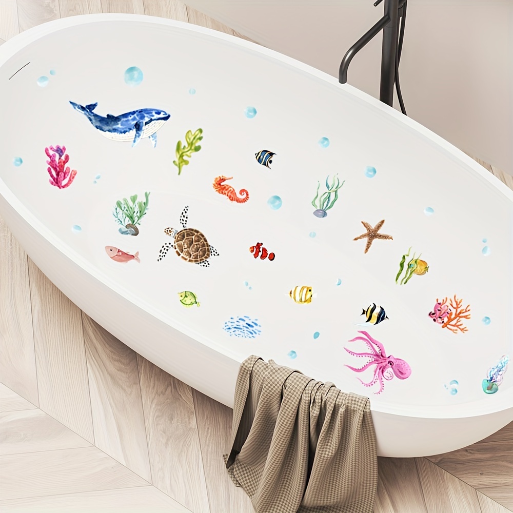 Adhesivos Antideslizantes Para Bañera Y Ducha – 20 Unidades – Seguridad Extra Para Niños Y Mayores – Fácil Colocación Y Resistentes Al Agua