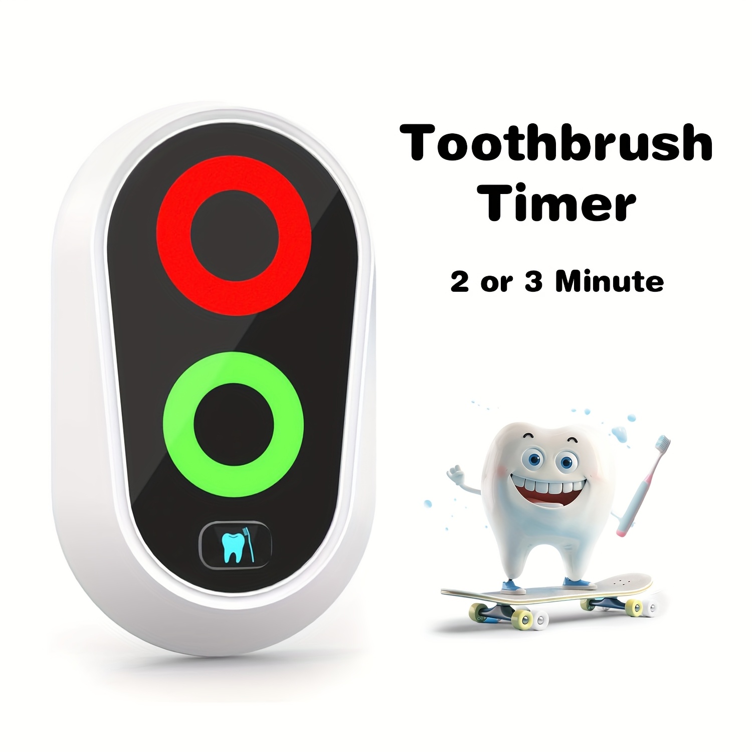 Temu 2-3 Perces Fogkefe IdőZíTő, Okos SzáJáPoló IdőMéRő, Vicces AjáNdéK IdőZíTő SzíNes FéNyekkel A FüRdőSzobáBan – TöKéLetes IdőZíTéS A SzáJegéSzséG-image