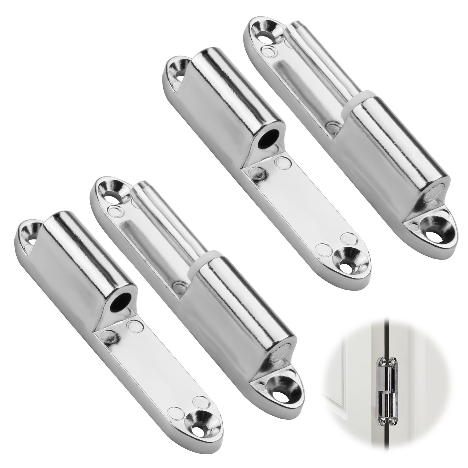 Image of Of Door Hinges, Wooden Door, Interior, Screw-on Straps, Screw-on Straps With Maintenance-free Plain Bearing Technology