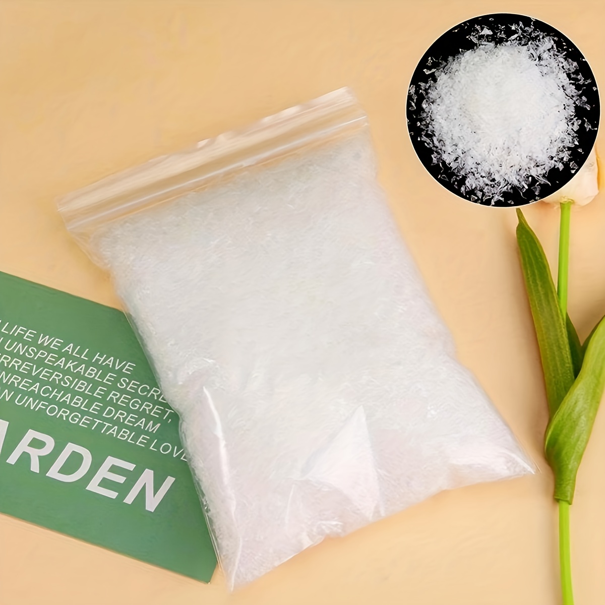 TEMU 100-150G - di Artificiale Simulata - Texture e Resistente - Adatta per Decorazioni Natalizie, Creazione di Palline di , Sfondi Fotografici,